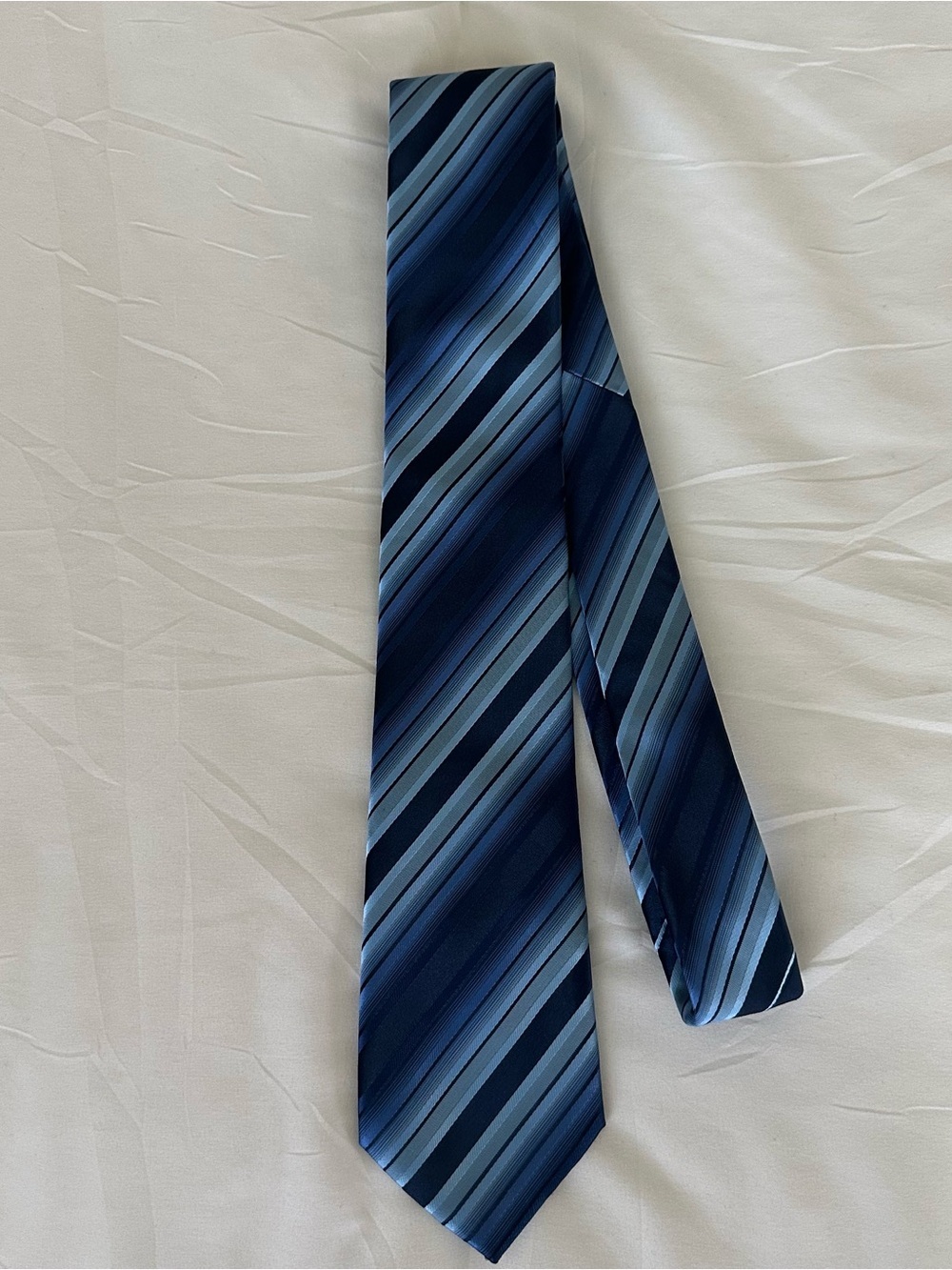 Barry.Wang 100% Silk Handmade Striped Necktie